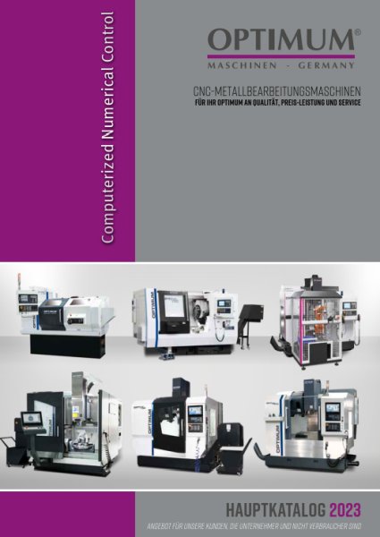 OPTIMUM CNC-Maschinen 2023