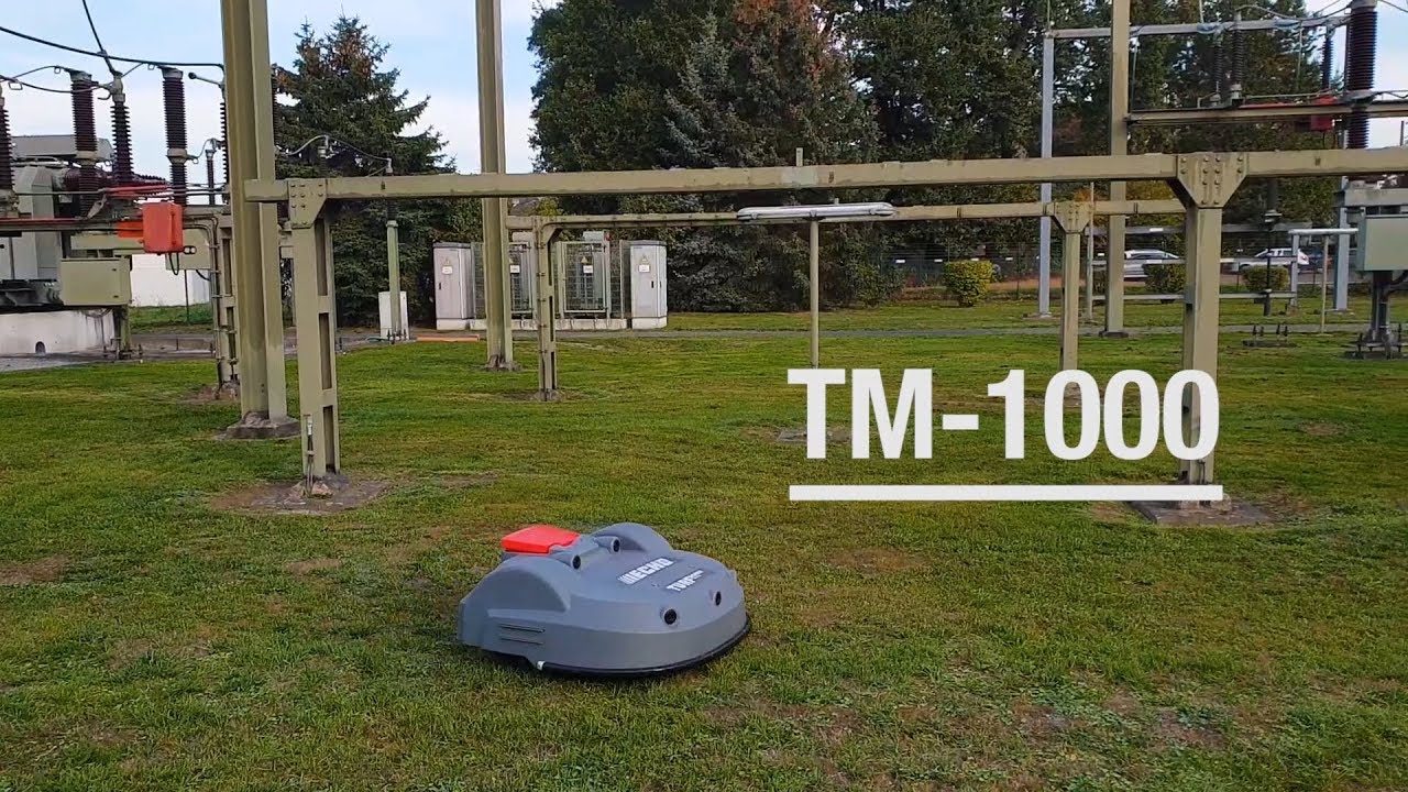 ECHO Robotics: Mähroboter TM-1000 im Umspannwerk